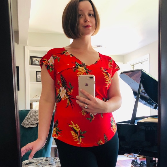 Anthropologie Tops - Anthropologie Floral Top by Mine